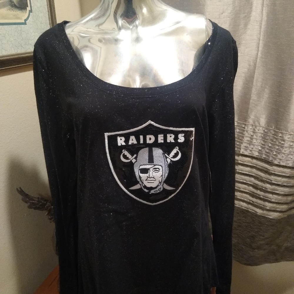 WOMANS RAIDERS LONG SLEEVE TEE XL